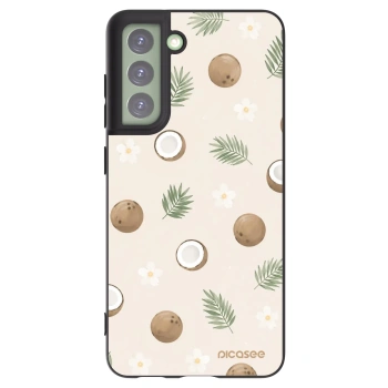 Picasee silikónový čierny obal pre Samsung Galaxy S21 FE 5G - Coconut Breeze