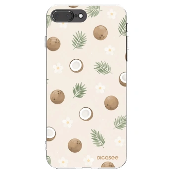 Picasee silikónový prehľadný obal pre Apple iPhone 7 Plus - Coconut Breeze
