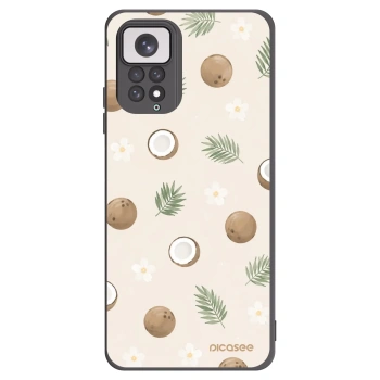 Picasee silikónový čierny obal pre Xiaomi Redmi Note 11 - Coconut Breeze