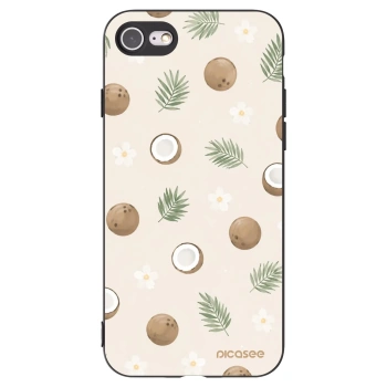 Picasee silikónový čierny obal pre Apple iPhone SE 2022 - Coconut Breeze