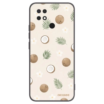 Picasee silikónový čierny obal pre Xiaomi Redmi 10C - Coconut Breeze