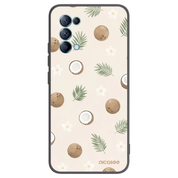 Picasee silikónový čierny obal pre OPPO A16s - Coconut Breeze