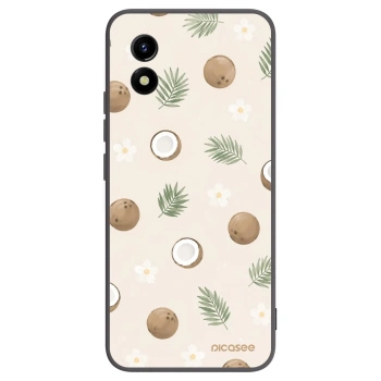 Picasee silikónový čierny obal pre Vivo Y01 - Coconut Breeze