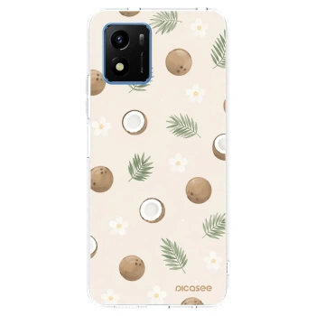 Picasee silikónový prehľadný obal pre Vivo Y01 - Coconut Breeze