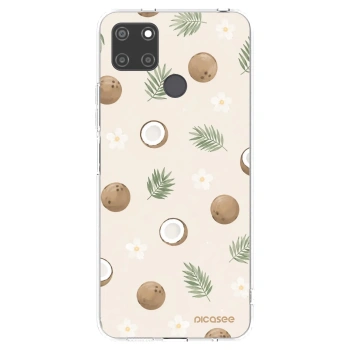 Picasee silikónový prehľadný obal pre Realme C21Y - Coconut Breeze