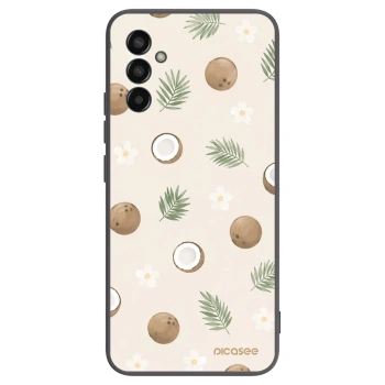 Picasee silikónový čierny obal pre Samsung Galaxy M13 M135F - Coconut Breeze