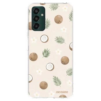 Picasee silikónový prehľadný obal pre Samsung Galaxy M13 M135F - Coconut Breeze