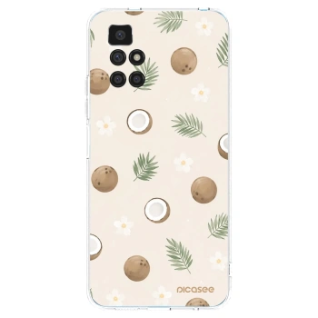 Picasee silikónový prehľadný obal pre Xiaomi Redmi 10 (2022) - Coconut Breeze