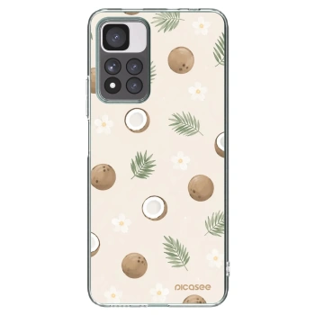 Picasee silikónový prehľadný obal pre Xiaomi Redmi Note 11 Pro+ 5G - Coconut Breeze