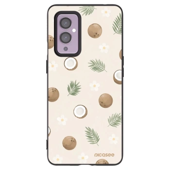 Picasee silikónový čierny obal pre OnePlus 9 - Coconut Breeze