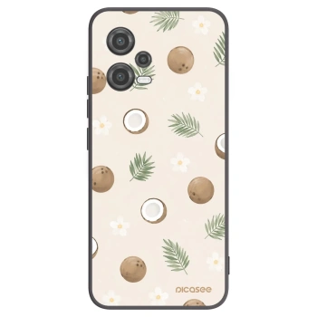 Picasee silikónový čierny obal pre Xiaomi Poco X5 - Coconut Breeze