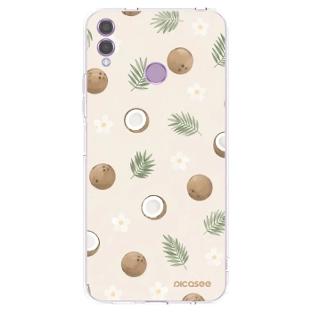 Picasee silikónový prehľadný obal pre Honor 8X - Coconut Breeze