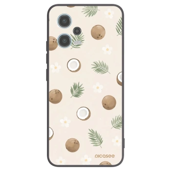 Picasee silikónový čierny obal pre Xiaomi Redmi Note 12 5G - Coconut Breeze