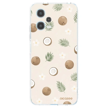 Picasee silikónový prehľadný obal pre Xiaomi Redmi Note 12 5G - Coconut Breeze