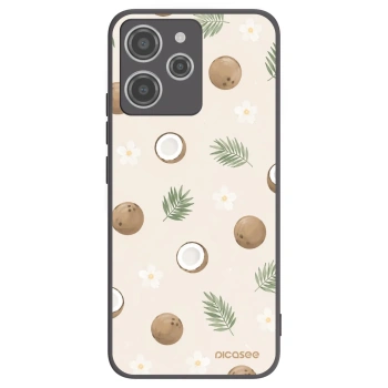 Picasee silikónový čierny obal pre Xiaomi Redmi 12 4G - Coconut Breeze