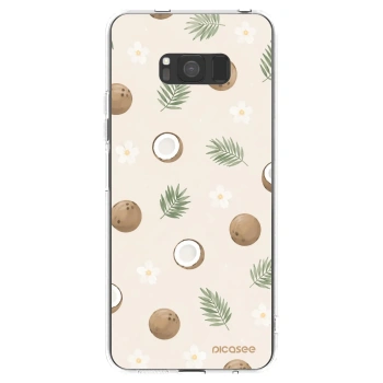 Picasee silikónový prehľadný obal pre Samsung Galaxy S8 G950F - Coconut Breeze