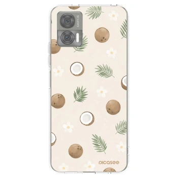 Picasee silikónový prehľadný obal pre Motorola Edge 30 Neo - Coconut Breeze