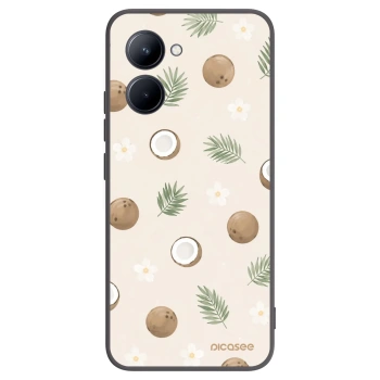 Picasee silikónový čierny obal pre Realme C33 (2023) - Coconut Breeze