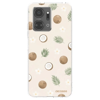 Picasee silikónový prehľadný obal pre Honor X7a - Coconut Breeze
