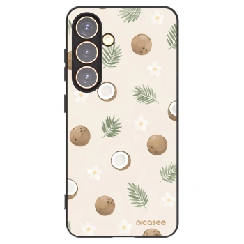 Picasee silikónový čierny obal pre Samsung Galaxy S24 S921B 5G - Coconut Breeze