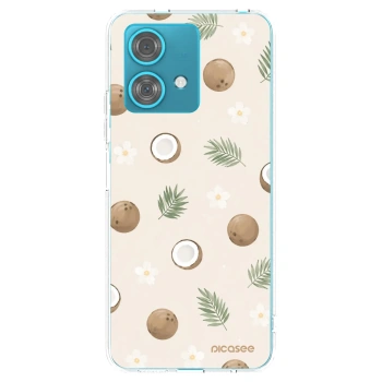 Picasee silikónový prehľadný obal pre Motorola Edge 40 Neo - Coconut Breeze