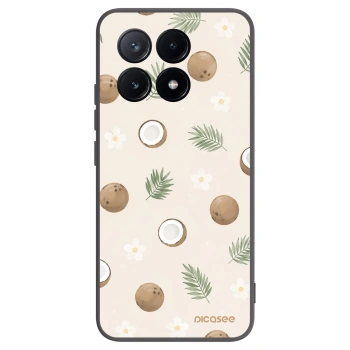 Picasee silikónový čierny obal pre Xiaomi Poco X6 Pro - Coconut Breeze