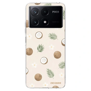 Picasee silikónový prehľadný obal pre Xiaomi Poco X6 Pro - Coconut Breeze