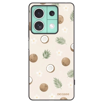 Picasee silikónový čierny obal pre Xiaomi Redmi Note 13 5G - Coconut Breeze