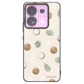 Picasee silikónový čierny obal pre Xiaomi Redmi Note 13 Pro 5G - Coconut Breeze