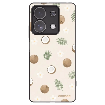 Picasee silikónový čierny obal pre Xiaomi Redmi Note 13 Pro 4G - Coconut Breeze
