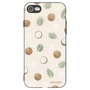 Picasee silikónový čierny obal pre Apple iPhone 8 - Coconut Breeze