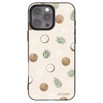 Picasee silikónový čierny obal pre Apple iPhone 16 Pro Max - Coconut Breeze