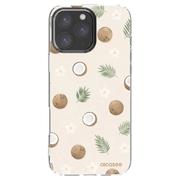 Picasee silikónový prehľadný obal pre Apple iPhone 16 Pro Max - Coconut Breeze