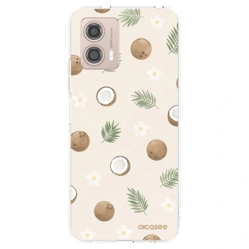 Picasee silikónový prehľadný obal pre Motorola Moto G53 5G - Coconut Breeze