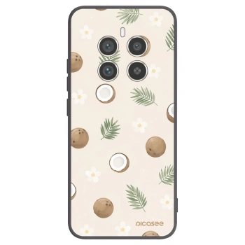 Picasee silikónový čierny obal pre Realme 12 Pro 5G - Coconut Breeze