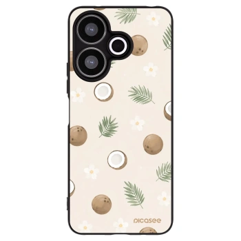 Picasee silikónový čierny obal pre Xiaomi Redmi 13 4G - Coconut Breeze