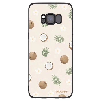 Picasee silikónový čierny obal pre Samsung Galaxy S8 G950F - Coconut Breeze