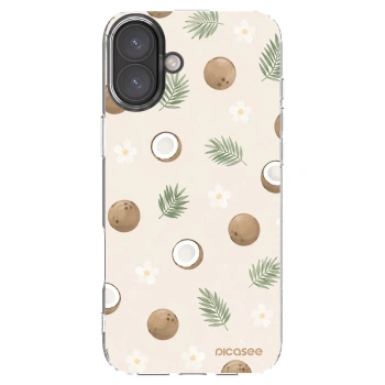 Picasee silikónový prehľadný obal pre Apple iPhone 16 Plus - Coconut Breeze