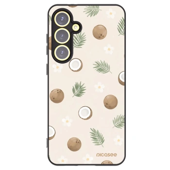 Picasee silikónový čierny obal pre Samsung Galaxy S24 FE S721B - Coconut Breeze