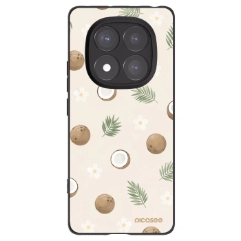 Picasee silikónový čierny obal pre Xiaomi Redmi Note 14 Pro 5G - Coconut Breeze