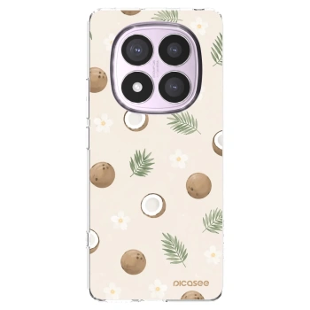 Picasee silikónový prehľadný obal pre Xiaomi Redmi Note 14 Pro 5G - Coconut Breeze