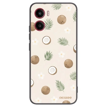 Picasee silikónový čierny obal pre Motorola Moto G05 - Coconut Breeze