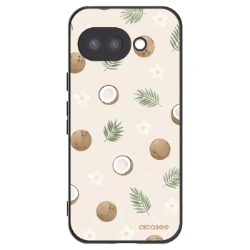 Picasee silikónový čierny obal pre Google Pixel 9a - Coconut Breeze