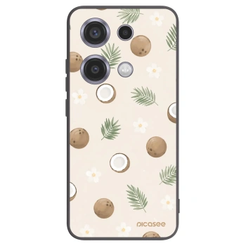 Picasee silikónový čierny obal pre Xiaomi Redmi Note 14S - Coconut Breeze