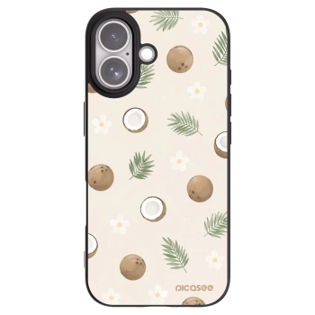 Picasee silikónový čierny obal pre Apple iPhone 17 - Coconut Breeze