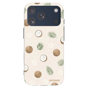 Picasee silikónový prehľadný obal pre Apple iPhone 17 Pro - Coconut Breeze