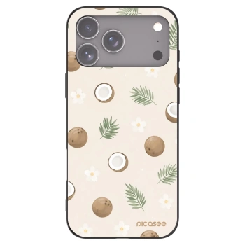 Picasee silikónový čierny obal pre Apple iPhone 17 Pro Max - Coconut Breeze