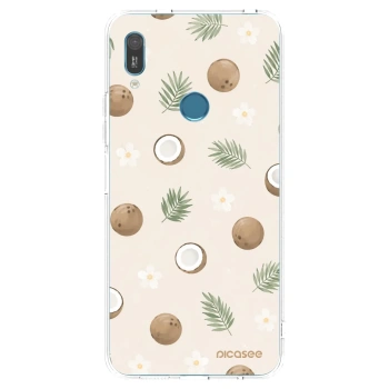 Picasee silikónový prehľadný obal pre Huawei Y6 2019 - Coconut Breeze