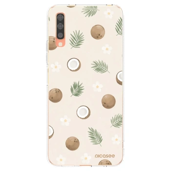Picasee silikónový prehľadný obal pre Samsung Galaxy A70 A705F - Coconut Breeze