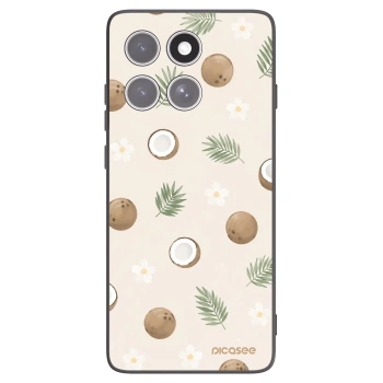 Picasee silikónový čierny obal pre Motorola Edge 60 Pro - Coconut Breeze
